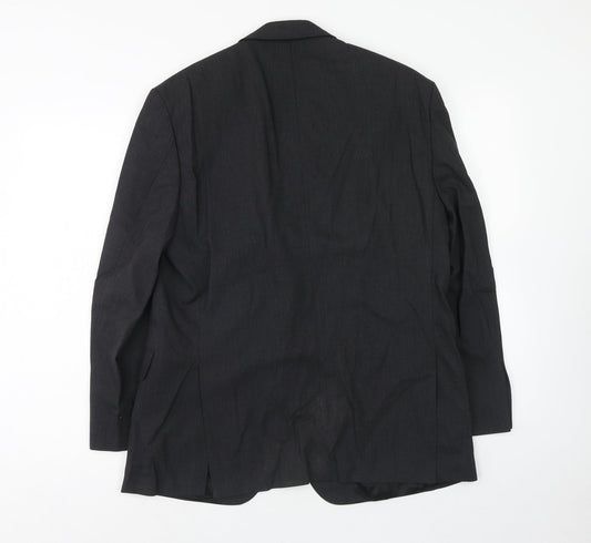 Marks and Spencer Mens Grey Wool Jacket Suit Jacket Size 38 Regular