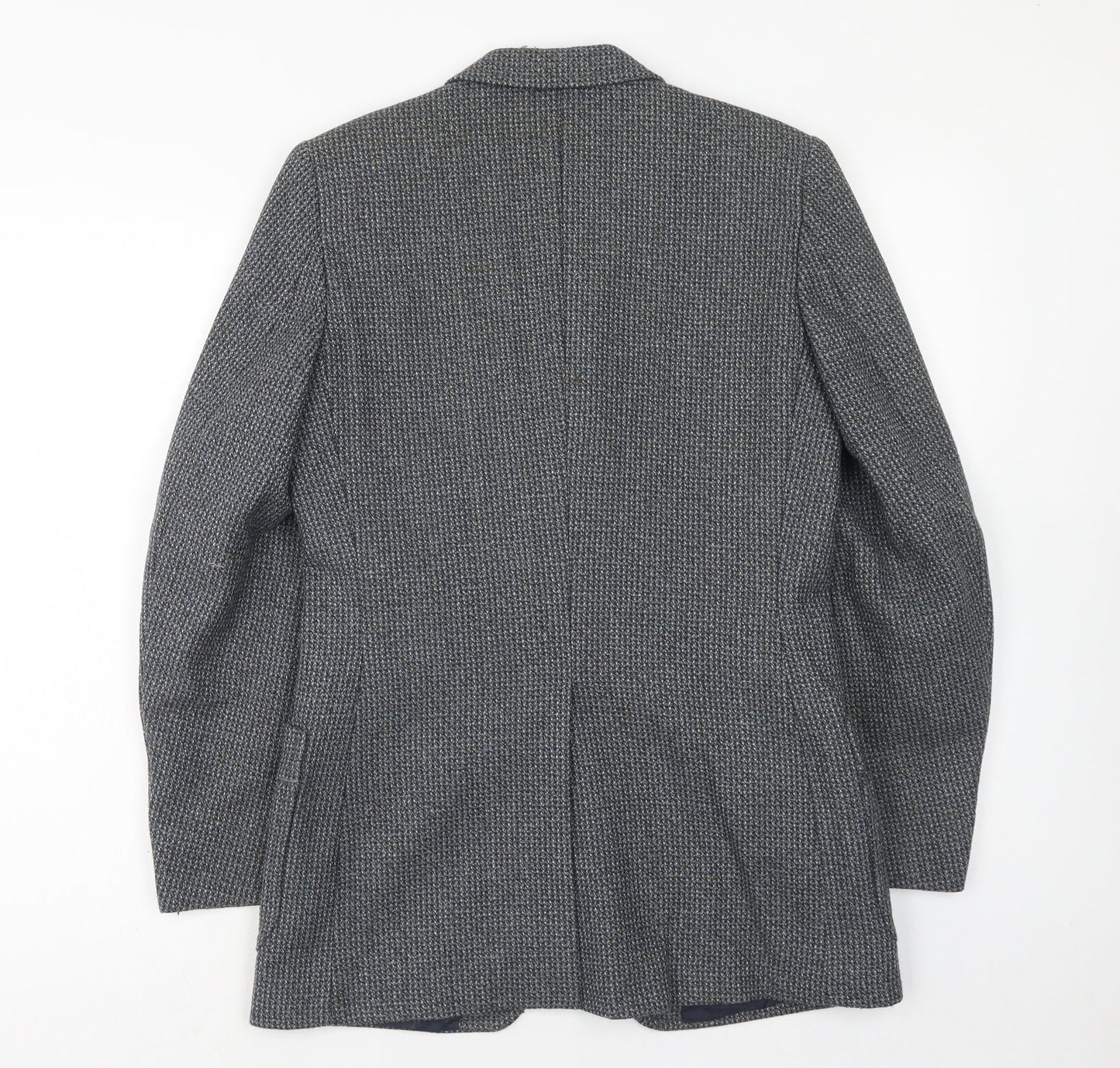 Yorkers Mens Grey Wool Jacket Blazer Size 34 Regular