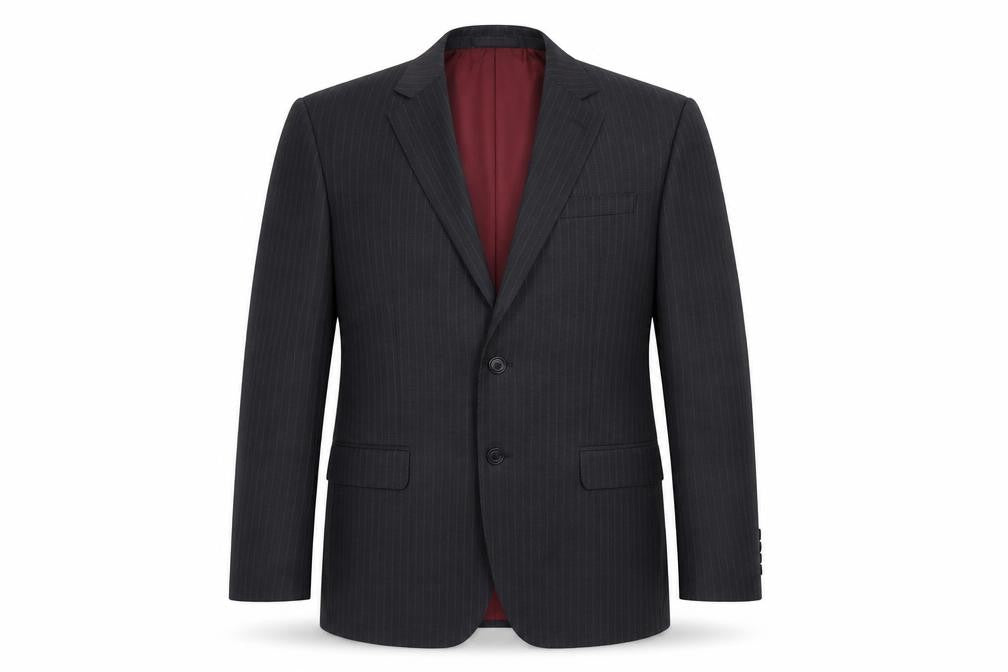 Mens 40 Chest Regular Jaegar Grey Two-Button