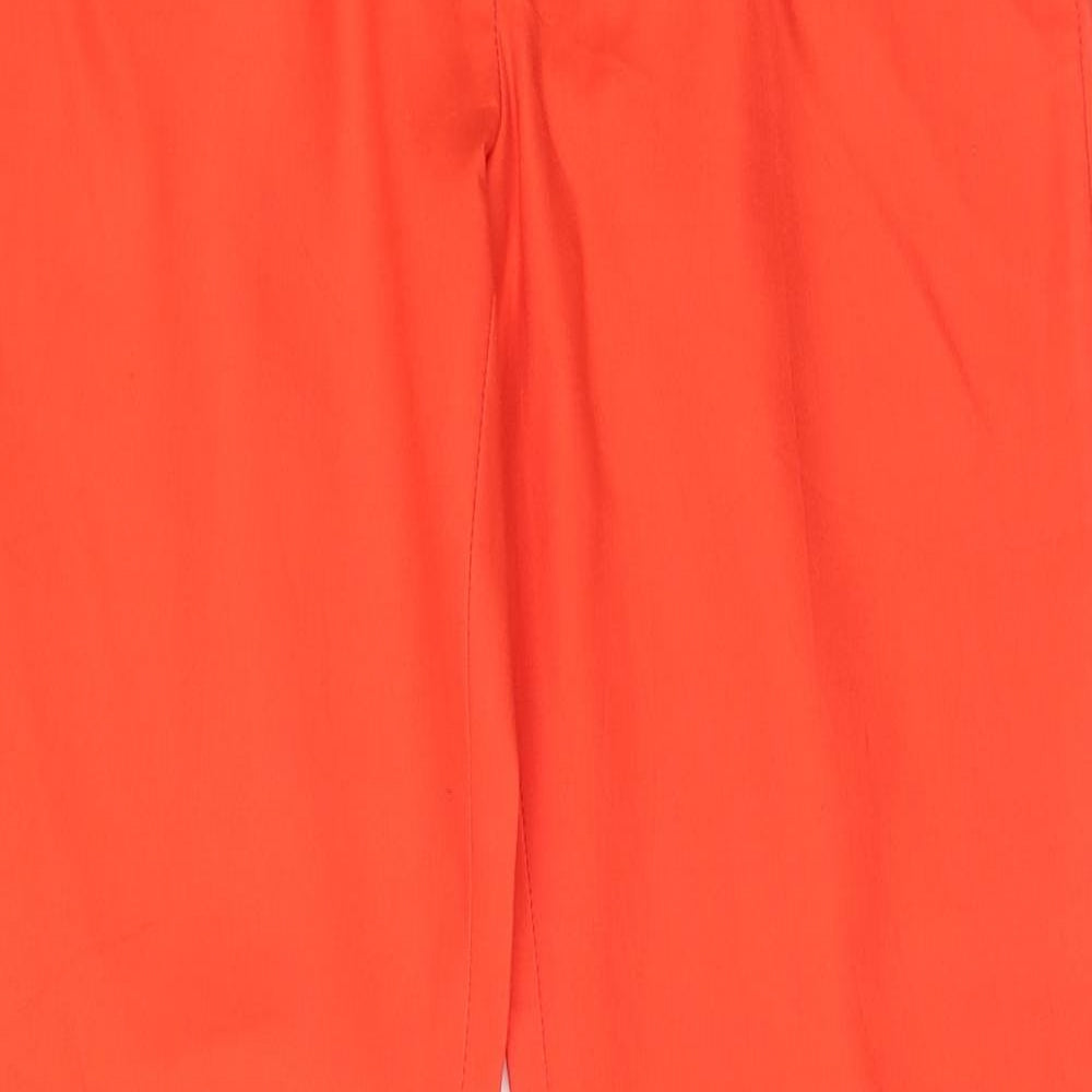 Gap Womens Red Cotton Trousers Size 28 in Regular Hook & Eye