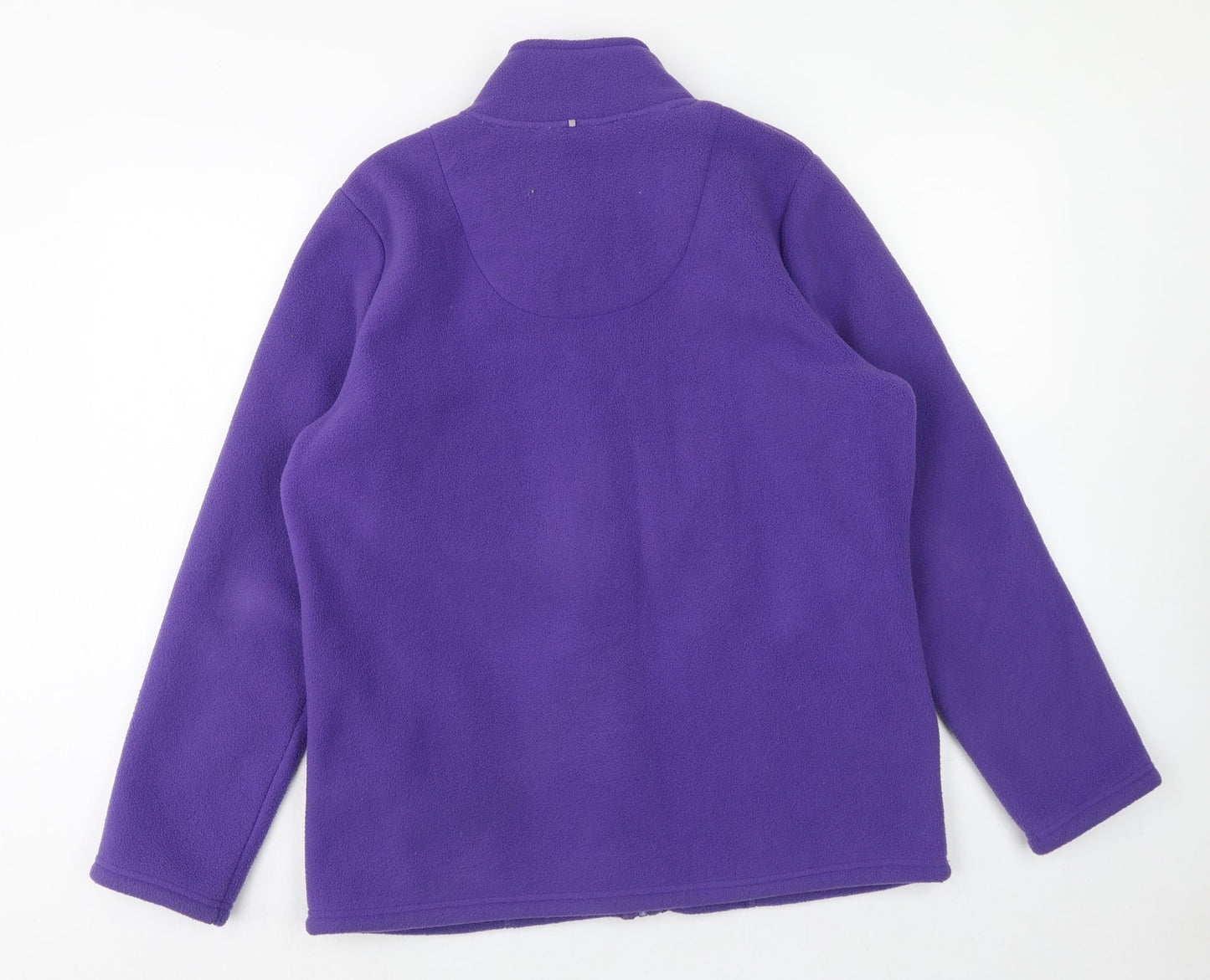 Marks and Spencer Womens Purple Jacket Size 12 Zip