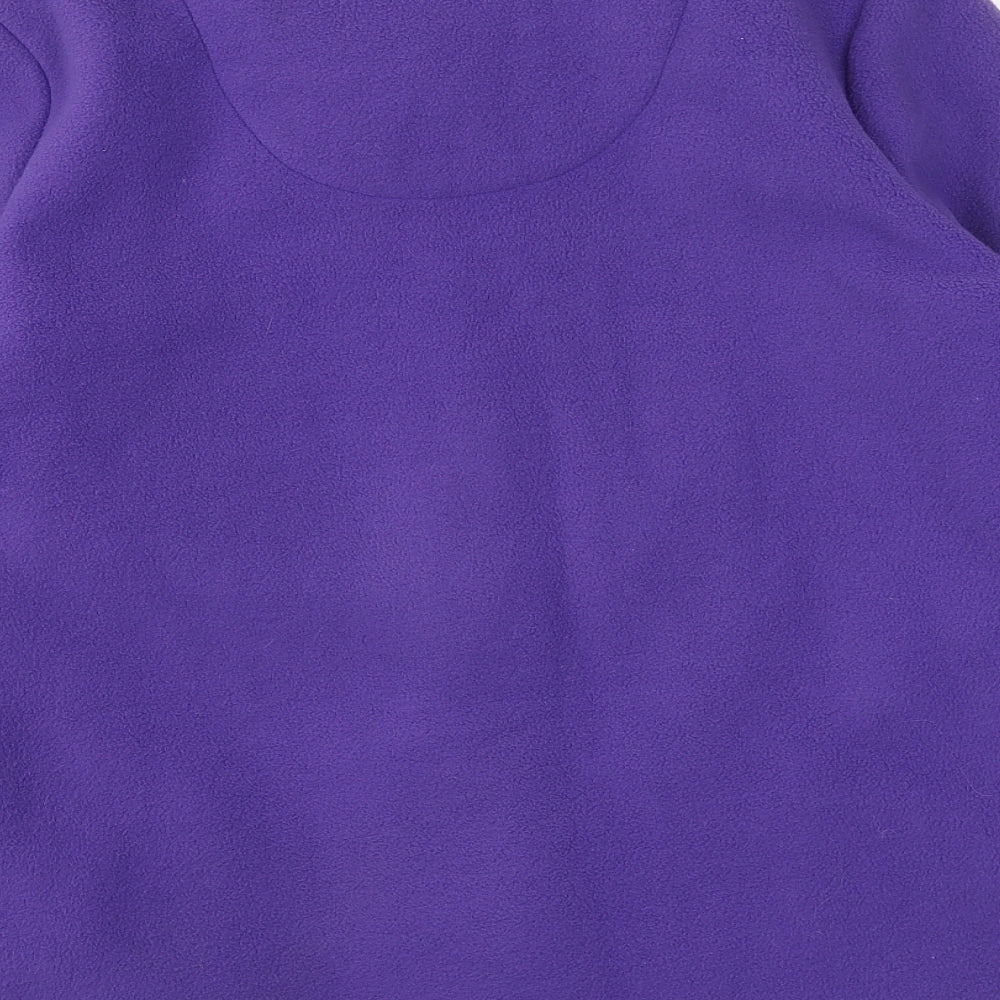Marks and Spencer Womens Purple Jacket Size 12 Zip