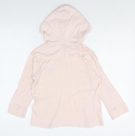 Silver Girls Pink 100% Cotton Pullover Hoodie Size L Pullover - Florida