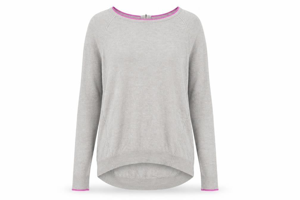 Marks and Spencer Womens Brown Scoop Neck Viscose Pullover Jumper Size 12