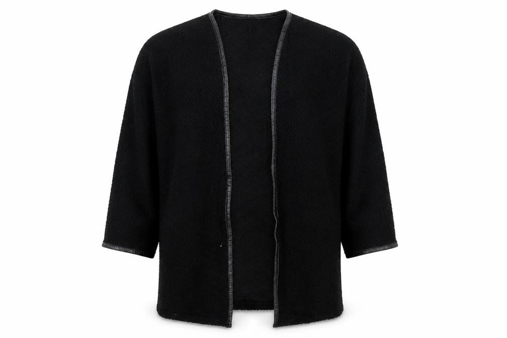 H&M Womens Black V-Neck Cotton Cardigan Jumper Size S