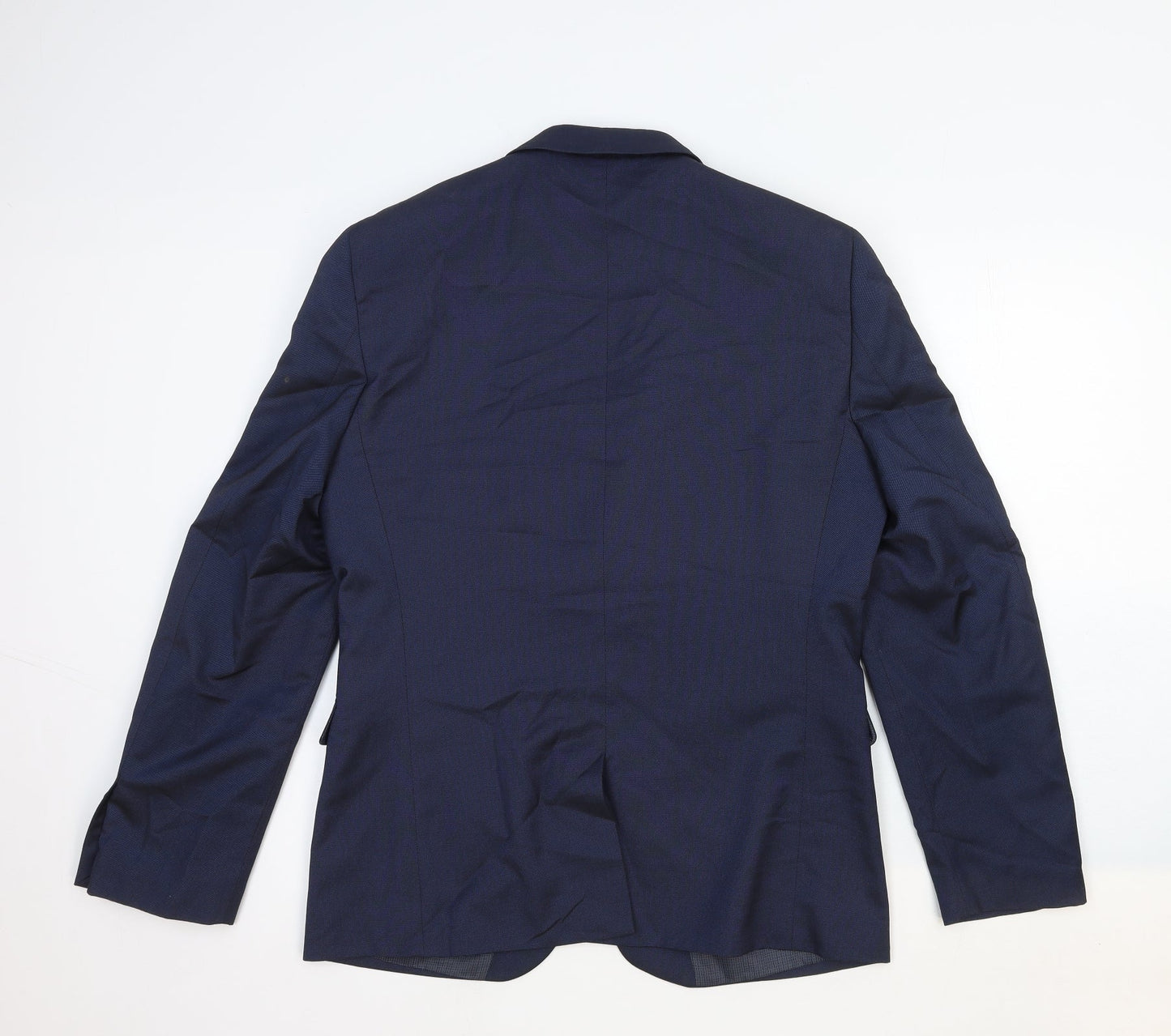 NEXT Mens Blue Cotton Jacket Suit Jacket Size 42 Regular