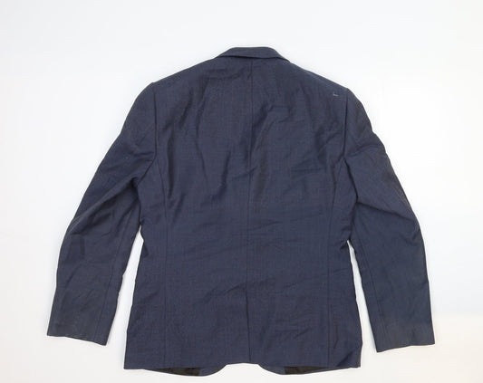 NEXT Mens Blue Cotton Jacket Suit Jacket Size 42 Regular