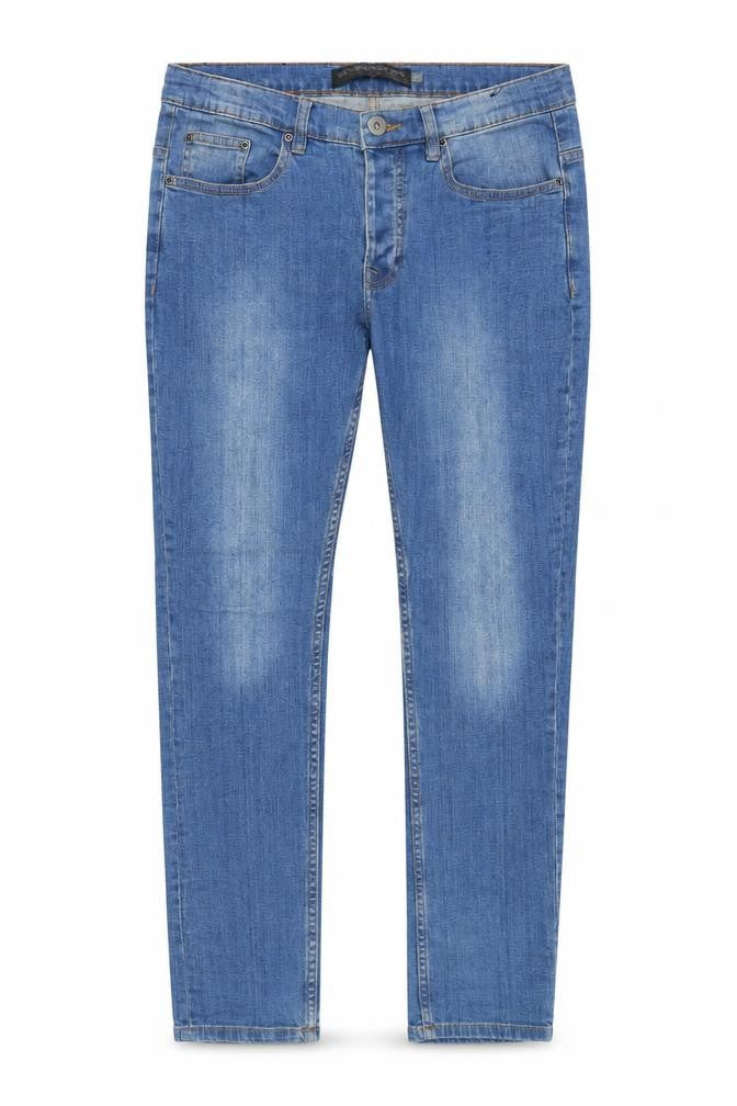 Seven Series Mens Blue Cotton Skinny Jeans Size 34 in Slim Zip