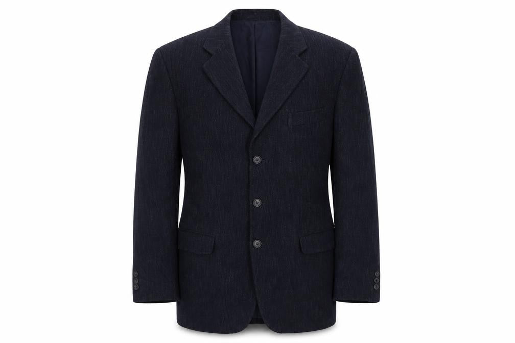 Marks and Spencer Mens Blue Viscose Jacket Blazer Size 40 Regular