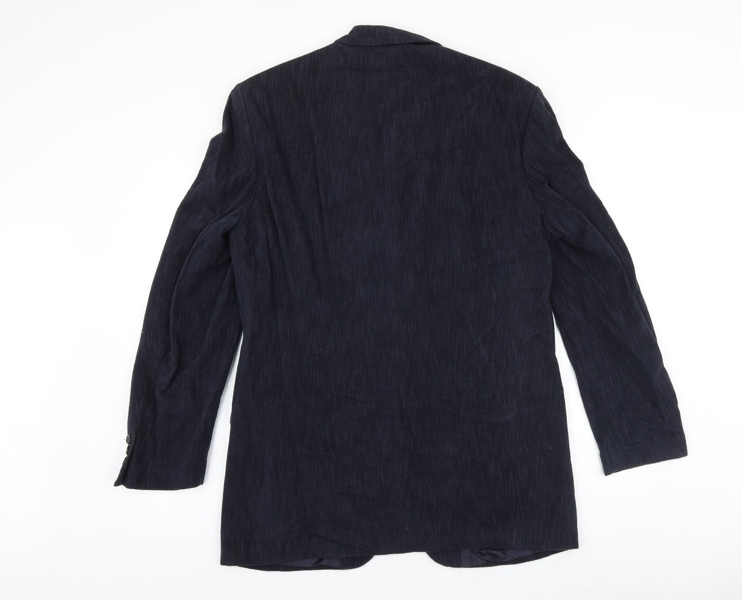 Marks and Spencer Mens Blue Viscose Jacket Blazer Size 40 Regular