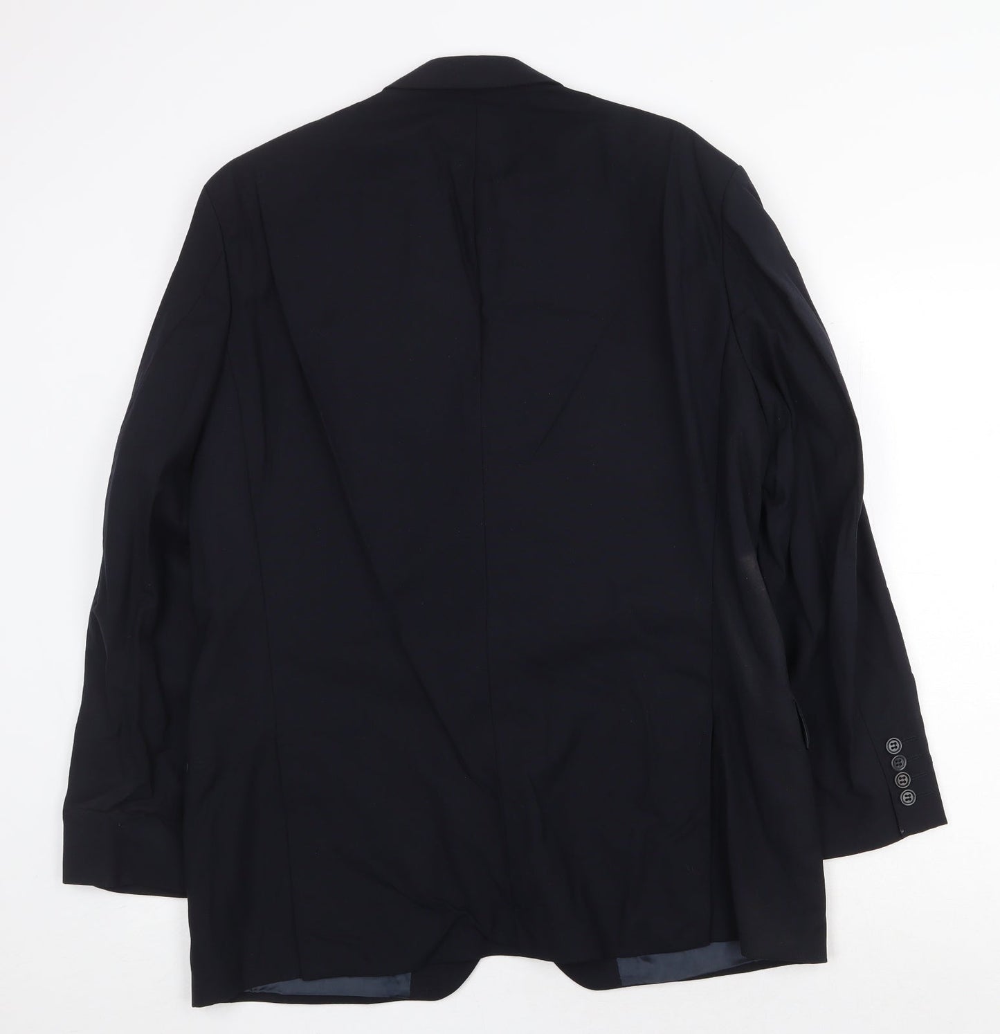 Marks and Spencer Mens Blue Wool Jacket Suit Jacket Size 40 Regular