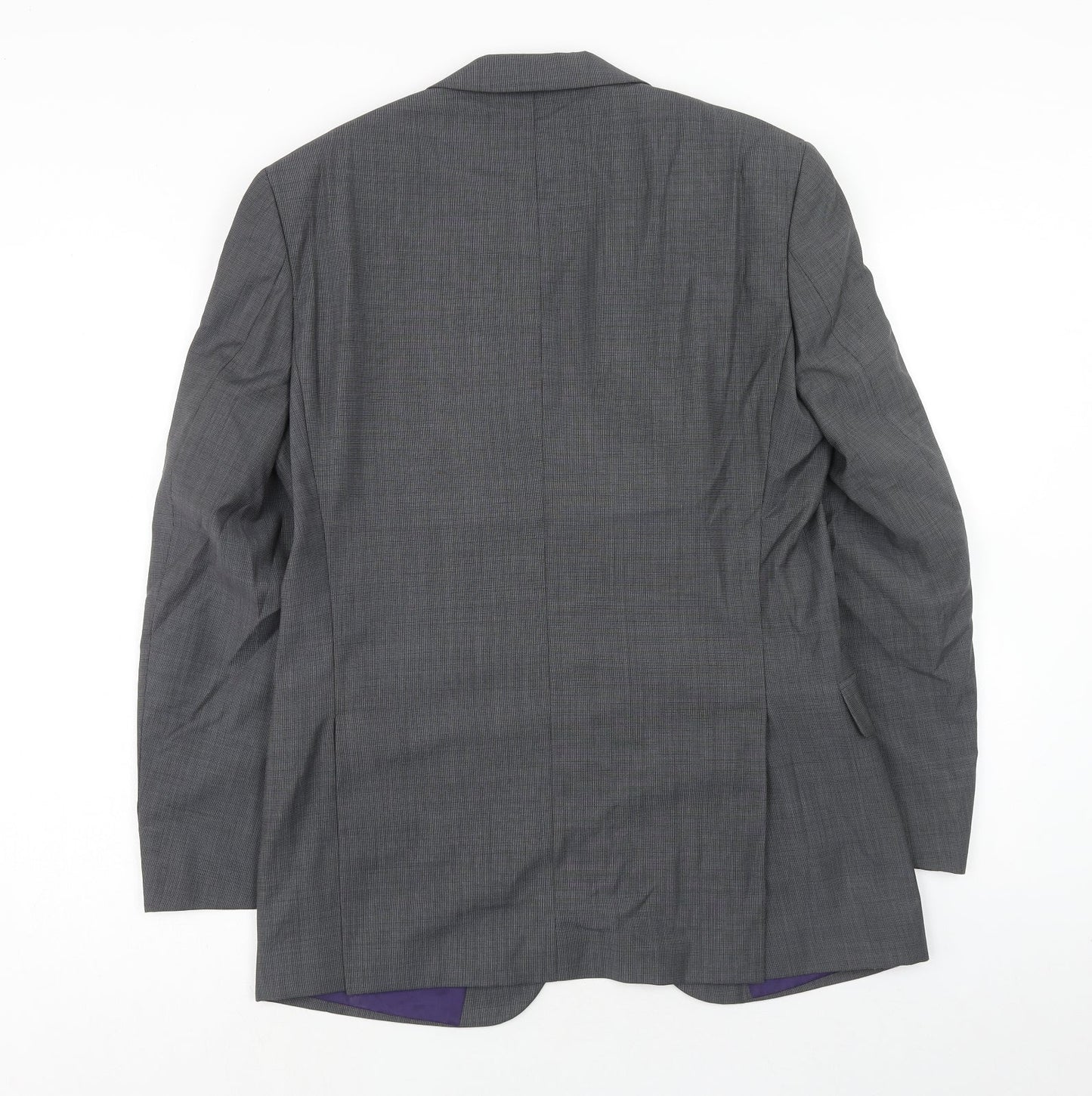 Marks and Spencer Mens Grey Wool Jacket Suit Jacket Size 38 Regular