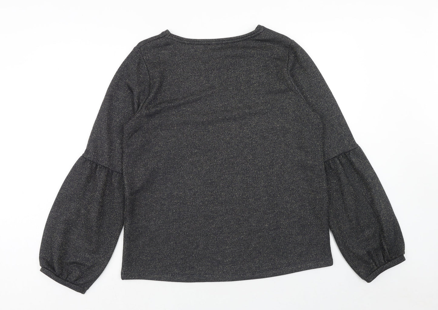 Miss Etam Womens Black Polyester Pullover Sweatshirt Size L Pullover - Birds