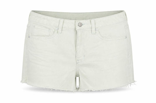 Gap Womens Green Cotton Cut-Off Shorts Size 10 Slim Zip