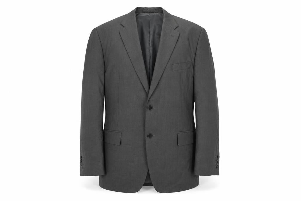 Marks and Spencer Mens Grey Linen Jacket Suit Jacket Size M Regular