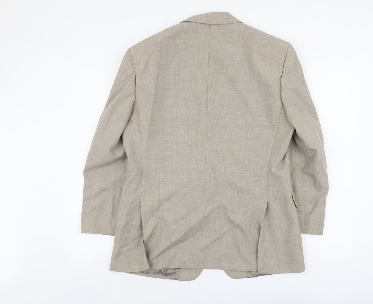 Vertex Mens Grey Acetate Jacket Suit Jacket Size S Regular