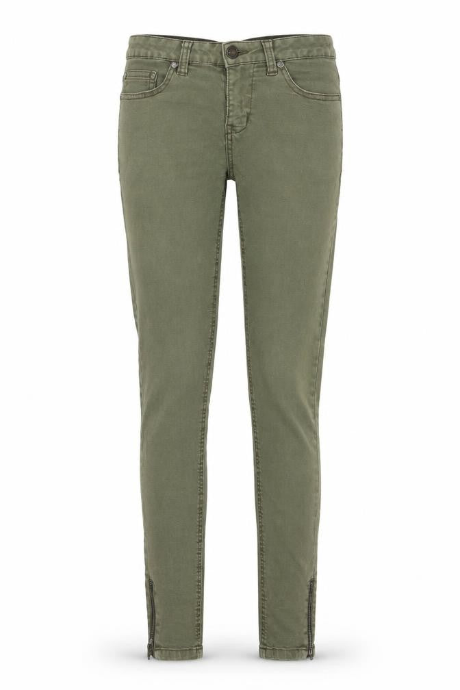 Saint Tropez Womens Green Cotton Skinny Jeans Size S L29 in Regular Button