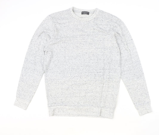 Primark Mens Grey Polyester Pullover Sweatshirt Size M