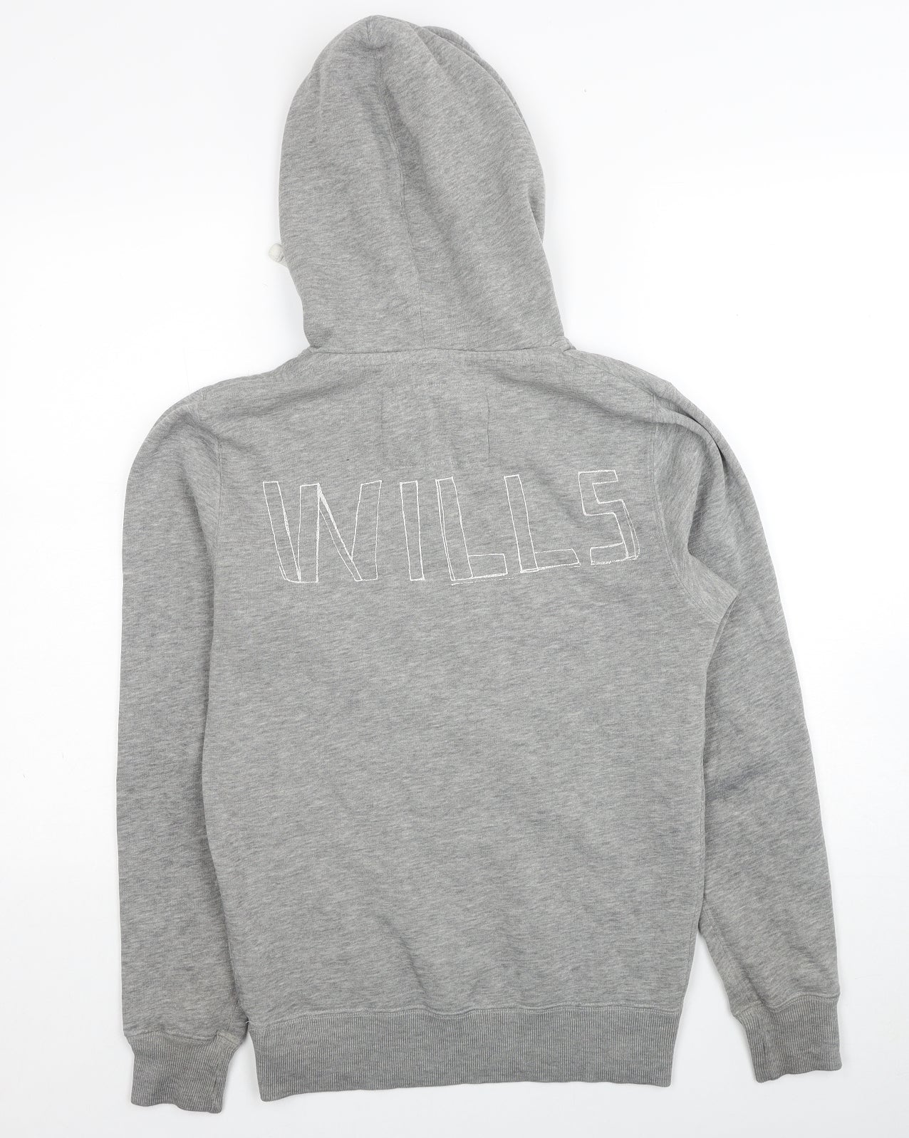 Jack Wills Womens Grey Cotton Pullover Hoodie Size XS Pullover