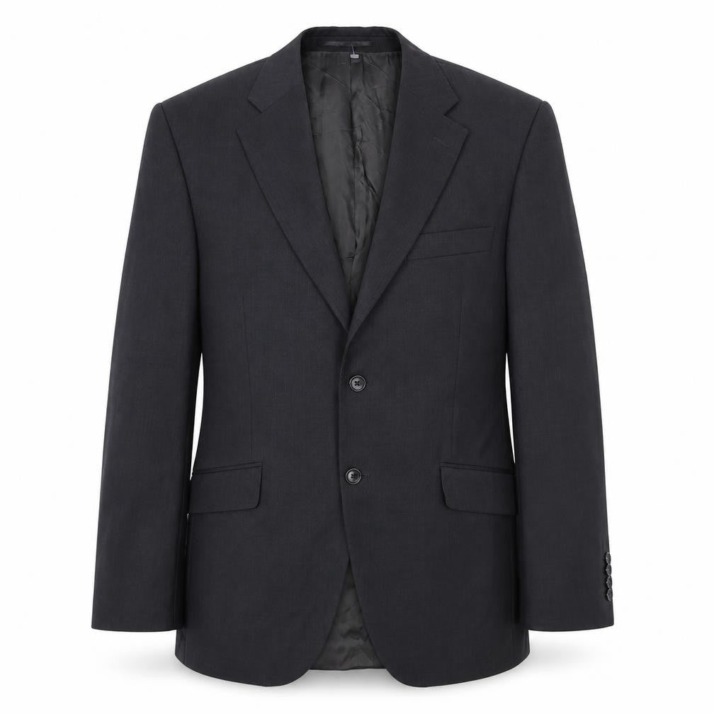 Mens 40 Chest Regular Howick Tailored Black Two-Button