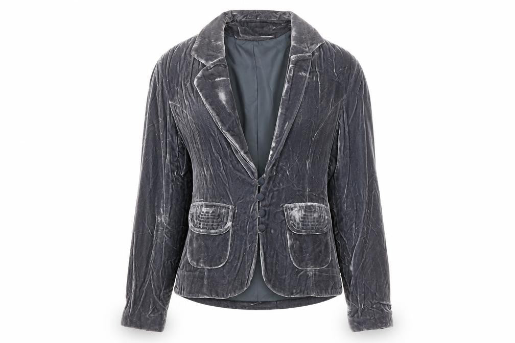 George Womens Grey Jacket Blazer Size 10 Button