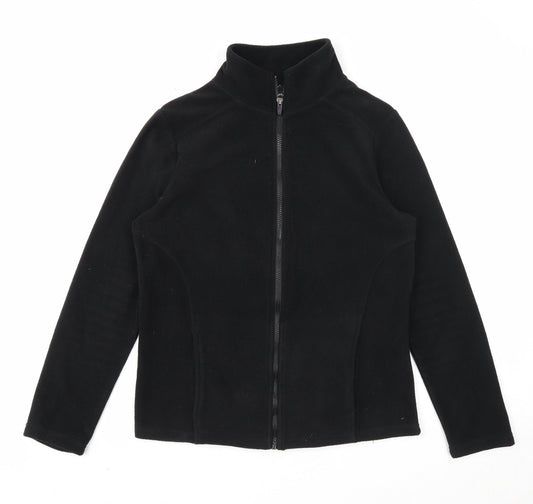 Peacocks Womens Black Jacket Size 12 Buckle
