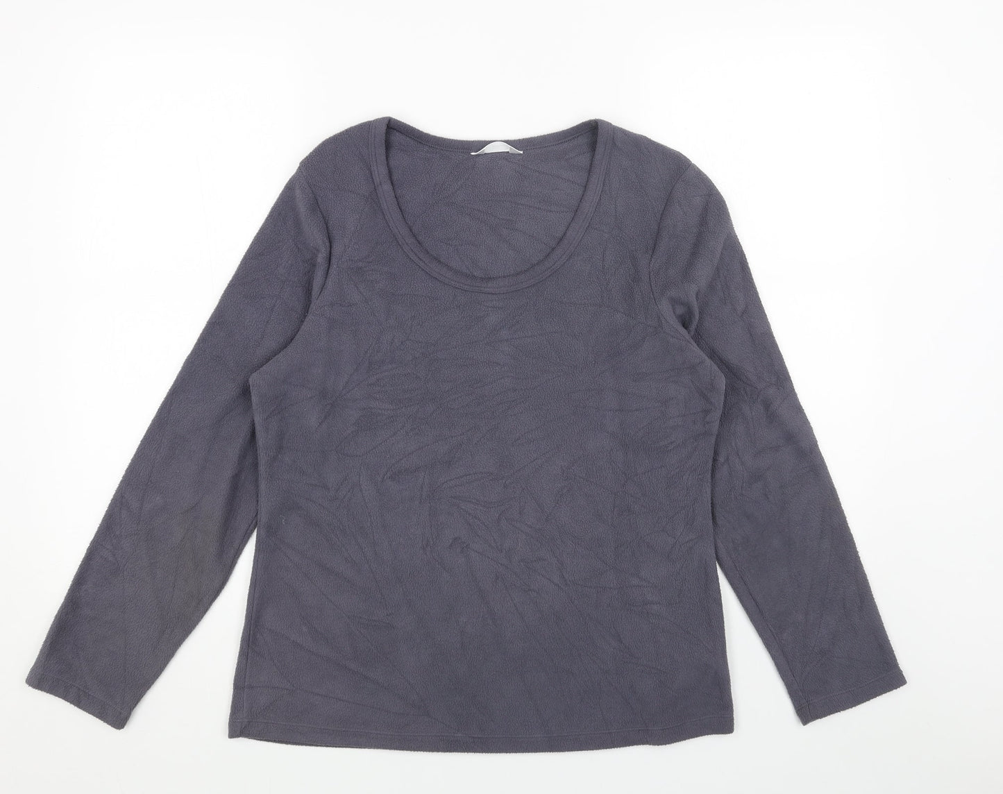 Marks and Spencer Womens Grey Polyester Pullover Sweatshirt Size 14