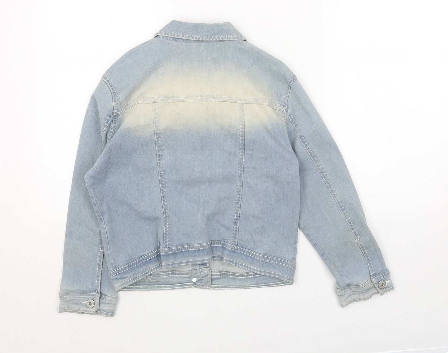 Select Womens Blue Jacket Size 10 Button