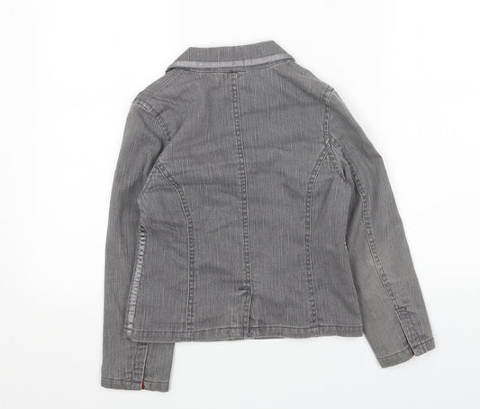 EDC Womens Grey Jacket Blazer Size XS Button