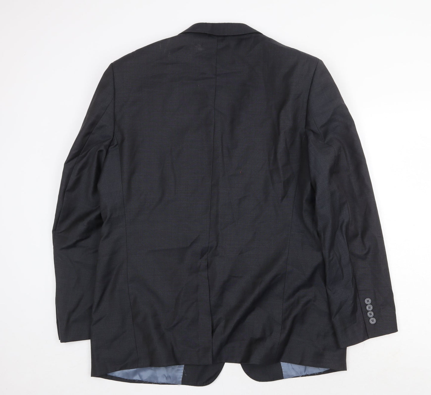 Ungaro Mens Grey Viscose Jacket Suit Jacket Size 44 Regular