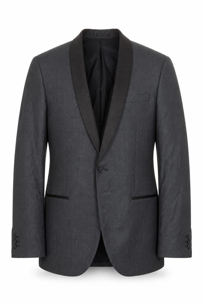 NEXT Mens Grey Polyester Jacket Suit Jacket Size 40 Regular