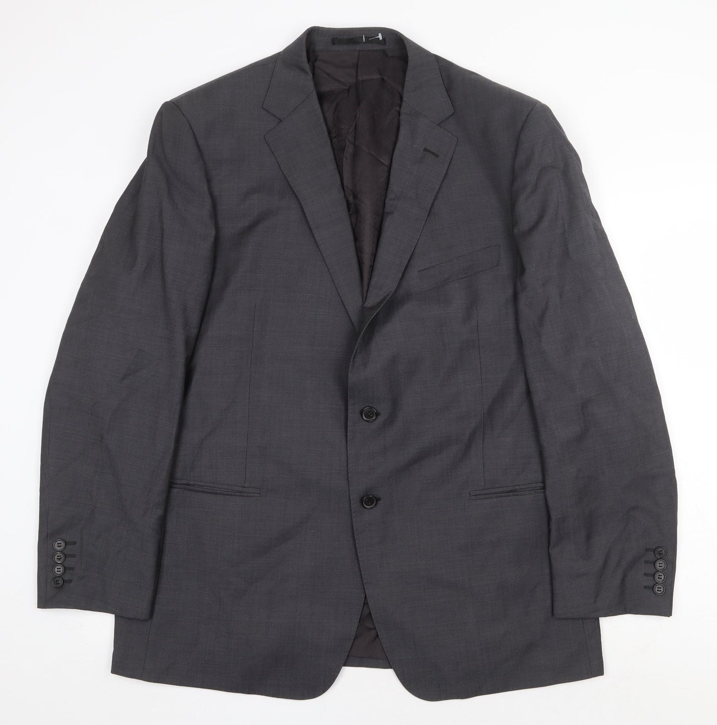 Marks and Spencer Mens Grey Wool Jacket Suit Jacket Size 44 Regular