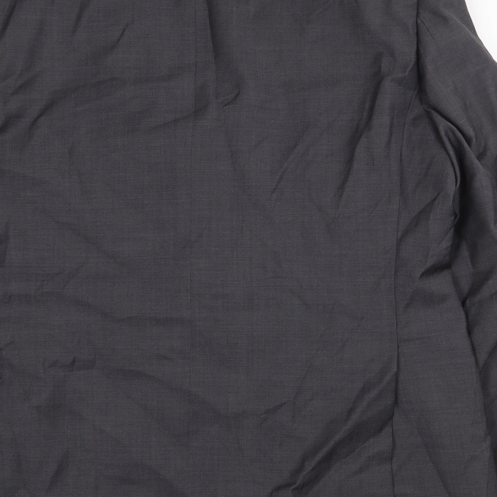 Marks and Spencer Mens Grey Wool Jacket Suit Jacket Size 44 Regular