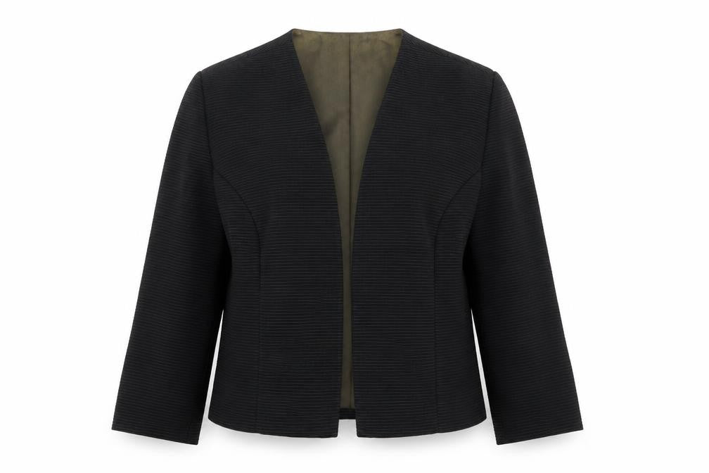 Dula Womens Black Jacket Blazer Size 10