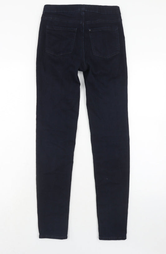H&M Womens Blue Cotton Jegging Jeans Size 6 Regular