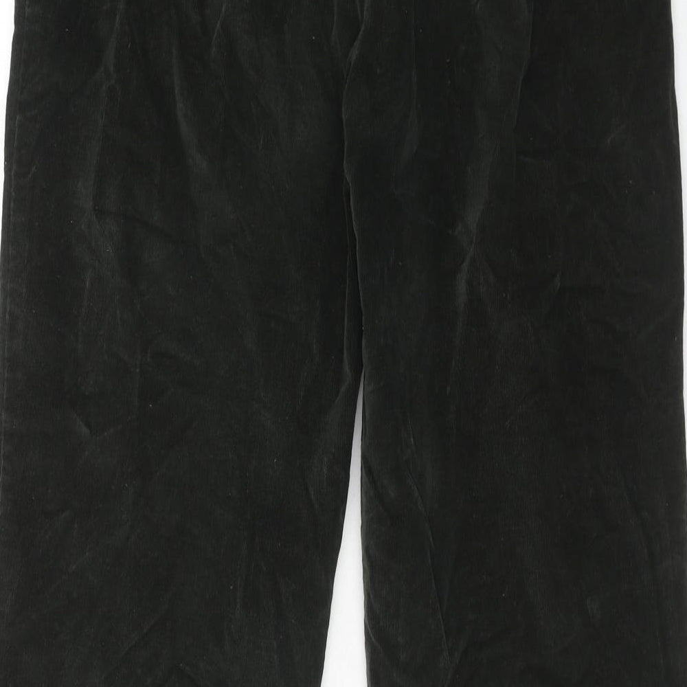 Northern Reflections Womens Green Cotton Trousers Size 8 Regular Zip