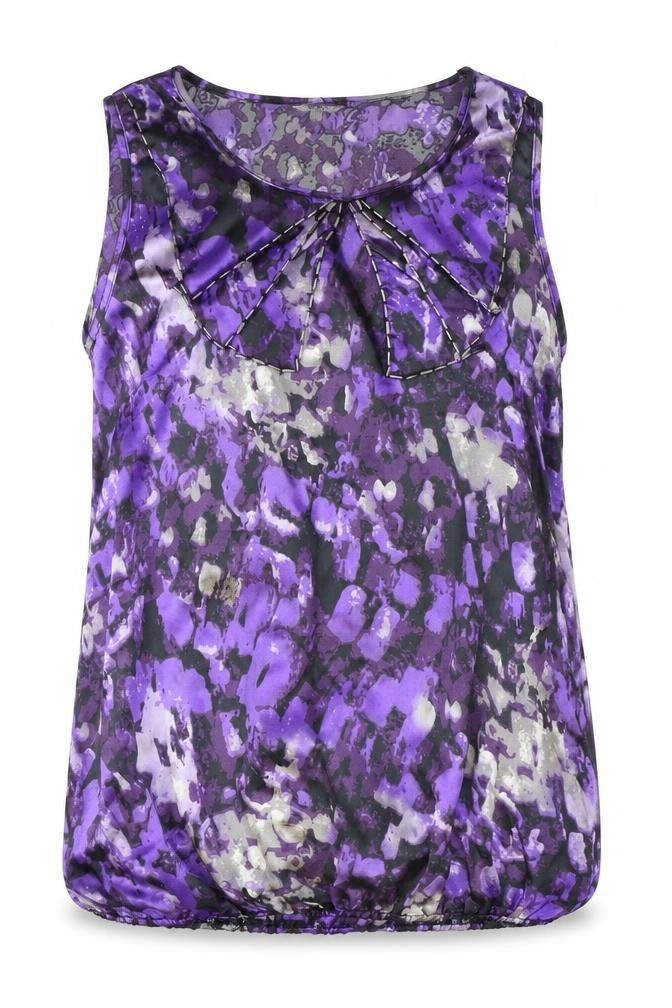 Womens UK Size 12 Klass Purple Polyester Tank
