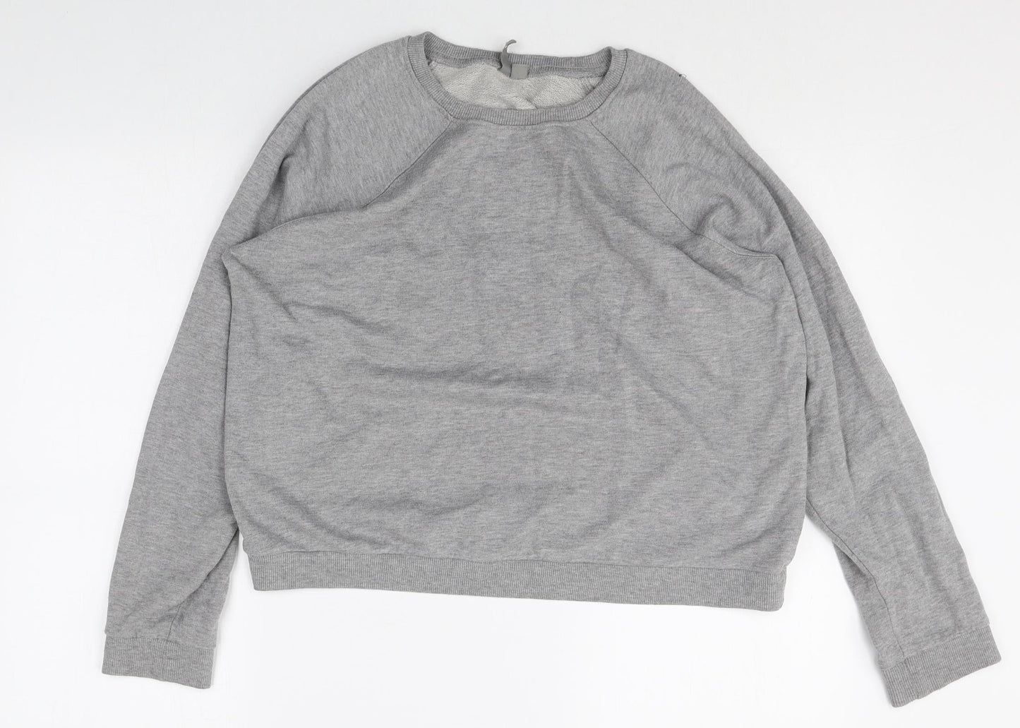 ASOS Womens Grey Cotton Pullover Sweatshirt Size 12 Pullover