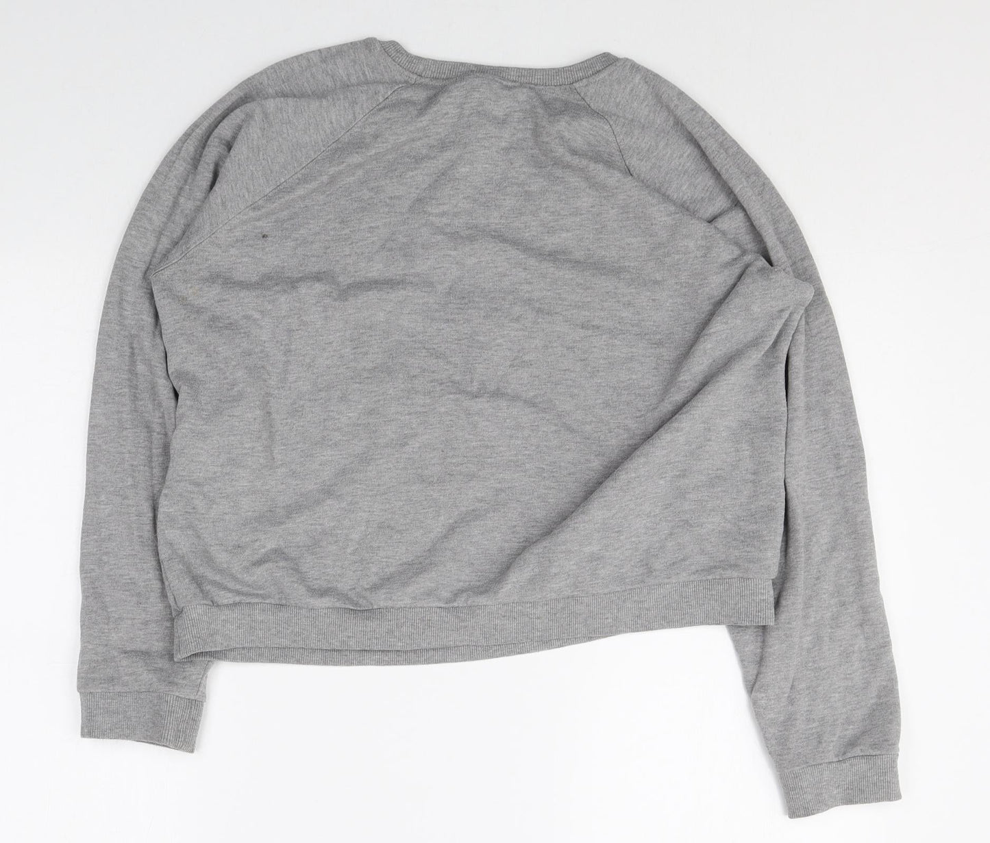 ASOS Womens Grey Cotton Pullover Sweatshirt Size 12 Pullover