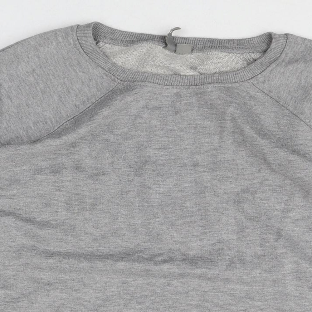 ASOS Womens Grey Cotton Pullover Sweatshirt Size 12 Pullover