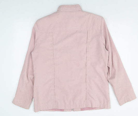 EWM Womens Pink Jacket Size 14 Zip
