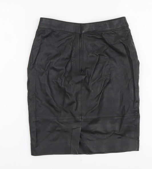 Gestuz Womens Black Polyester Straight & Pencil Skirt Size 6 Zip
