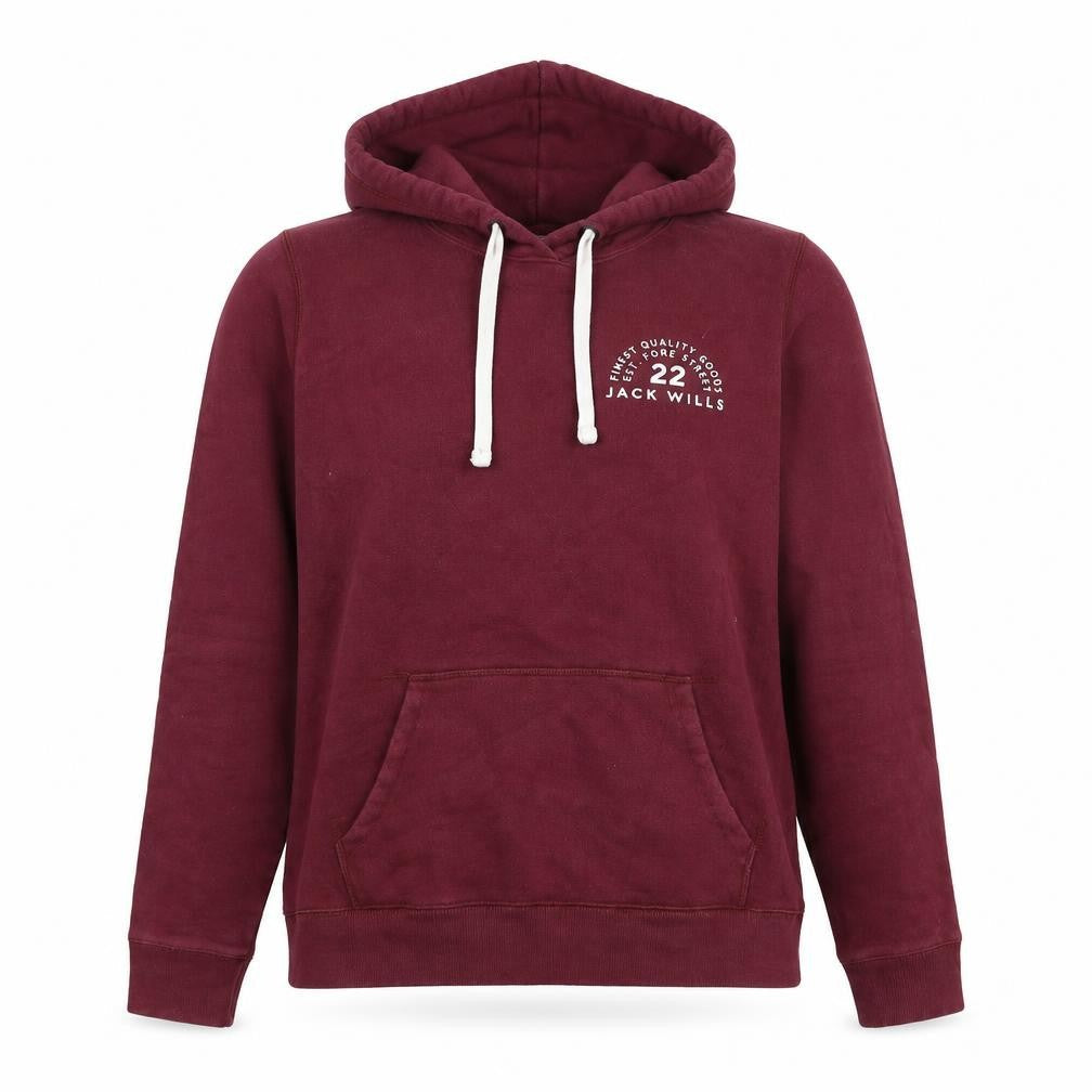 Womens UK 6 Regular Jack Wills Red Pullover Hoodie