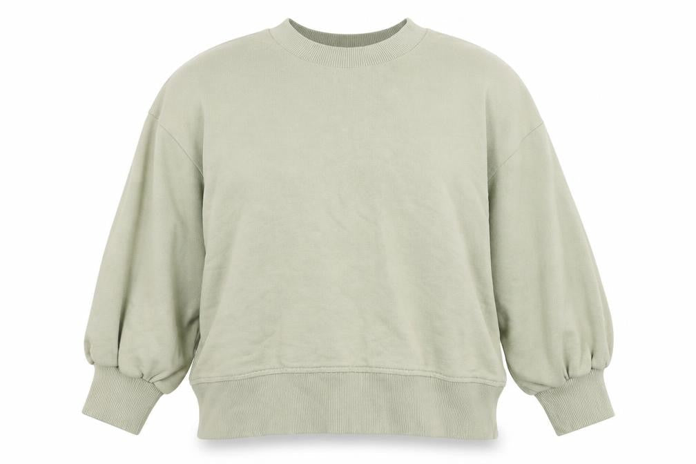 ASOS Womens Green Cotton Pullover Sweatshirt Size 10 Pullover