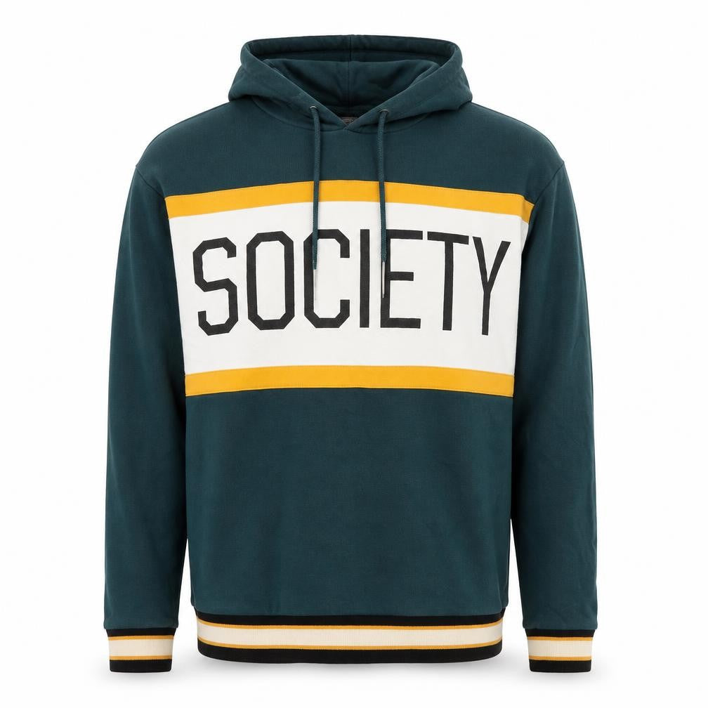 ASOS Mens Green Cotton Pullover Hoodie Size XS - Society