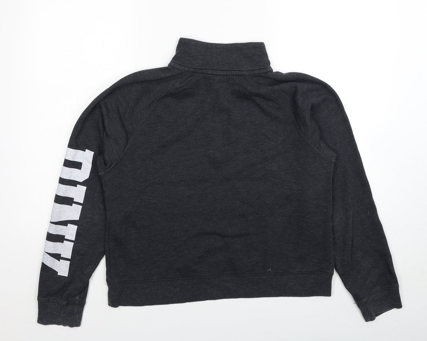 PINK Womens Grey Cotton Pullover Sweatshirt Size S Pullover