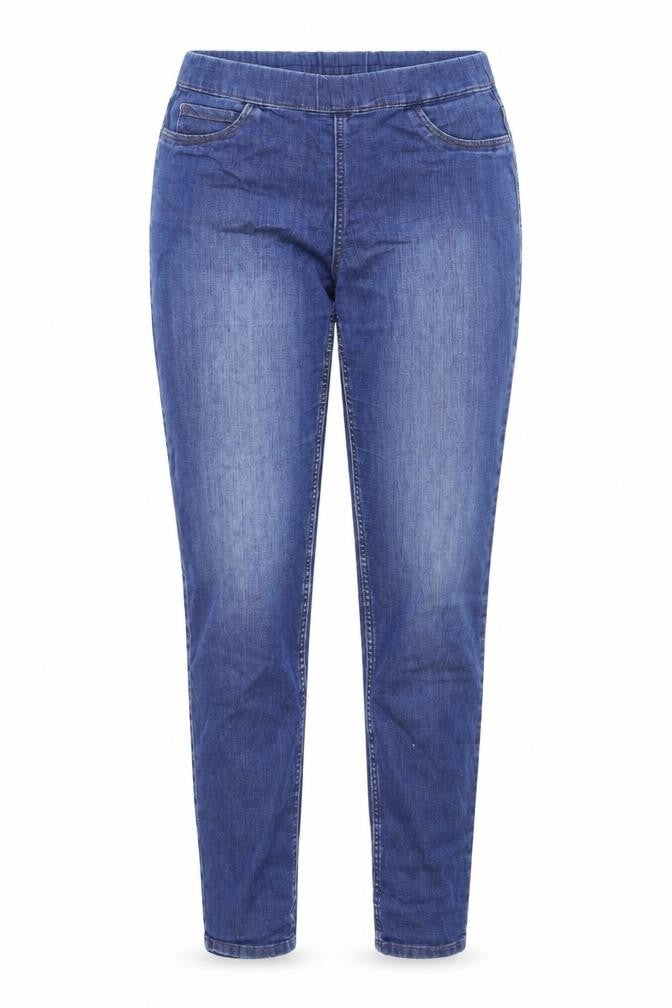 H&M Womens Blue Cotton Straight Jeans Size 8 Regular