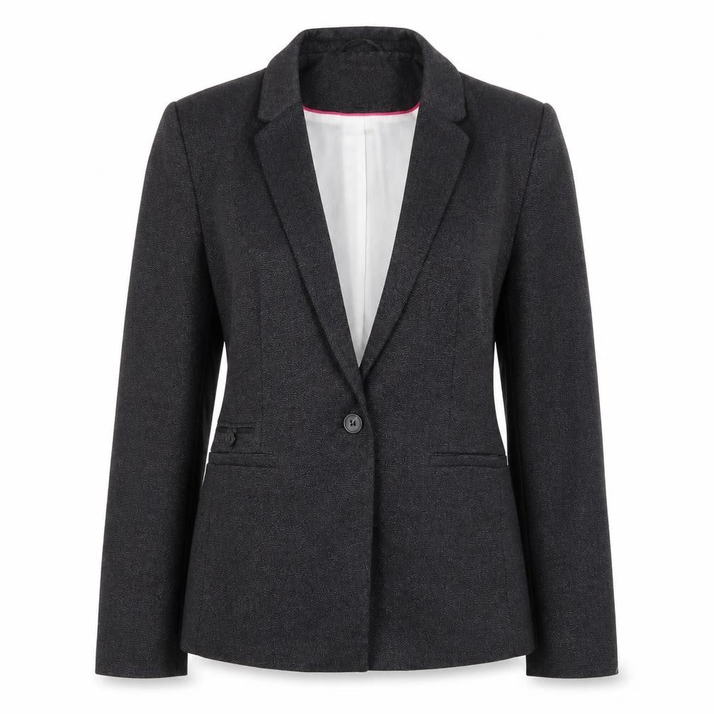 NEXT Womens Grey Polyester Jacket Suit Jacket Size 14