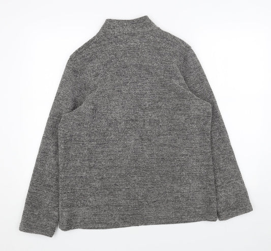 Marks and Spencer Womens Grey Jacket Size 12 Zip