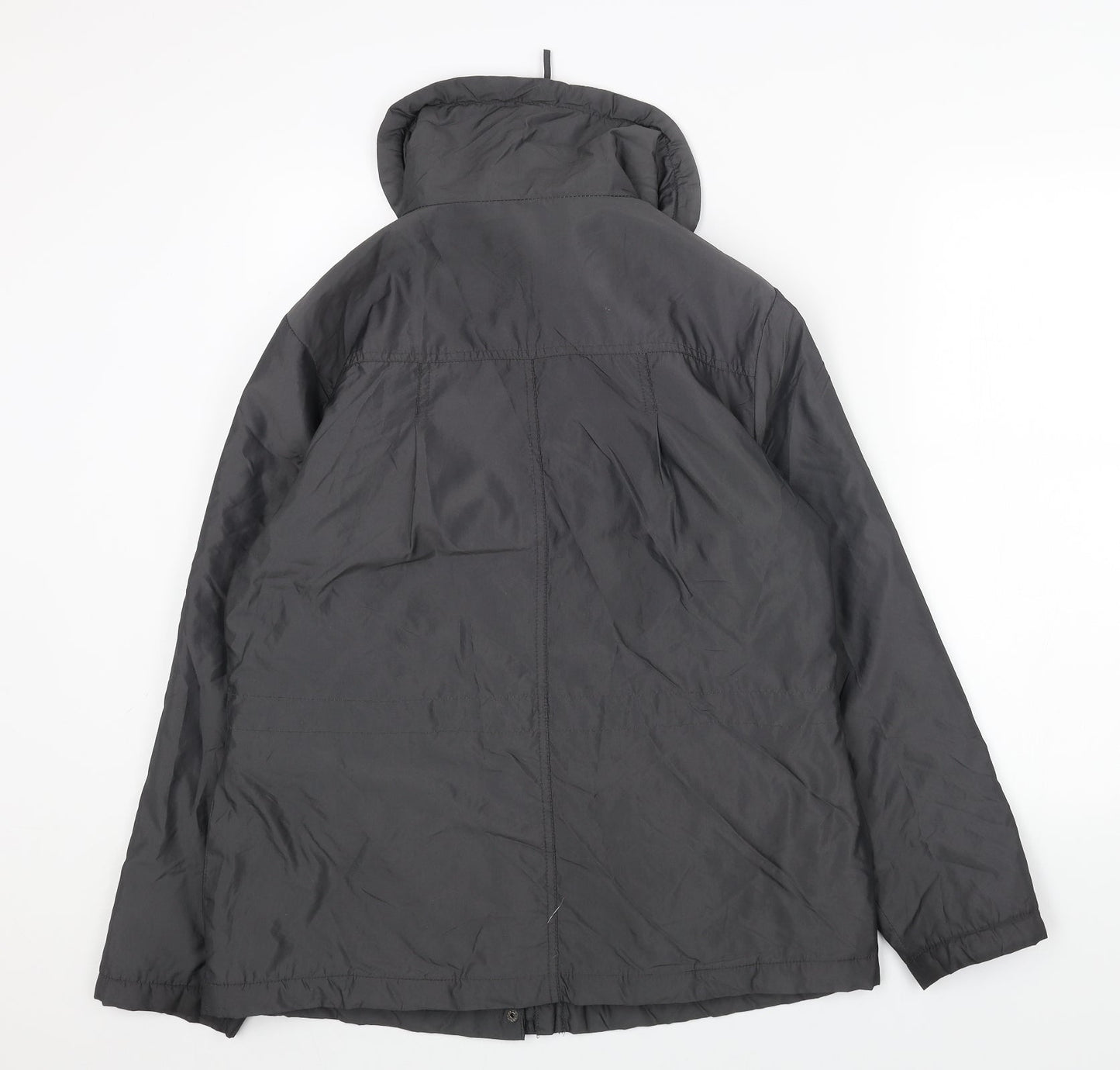 Marks and Spencer Womens Grey Jacket Size 14 Zip